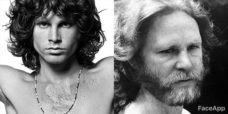 Clube dos 27 com FaceApp: Jim Morrison