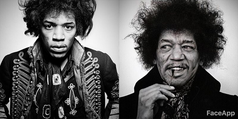 Clube dos 27 com FaceApp: Jimi Hendrix