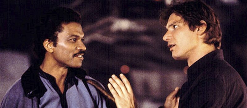 Lando Calrissian e Han Solo em Star Wars