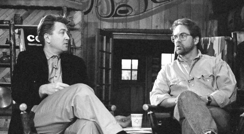 David Lynch e Mark Frost, criadores de Twin Peaks