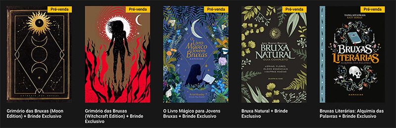 Bruxas Literárias: Alquimia das Palavras + Brinde Exclusivo - DarkSide Books