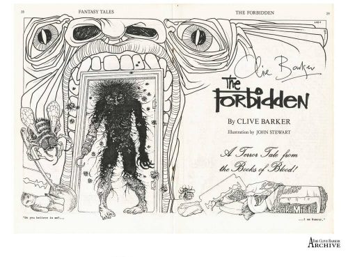 the forbidden clive barker full story the forbidden clive barker full story